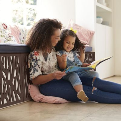 Image showing  2 ft. x 4 ft. Sprig Umber Decorative Screen Panel