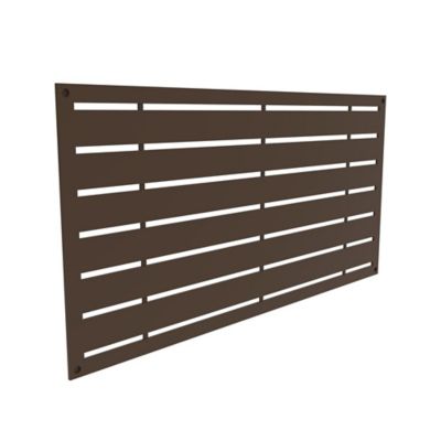 Image showing  2 ft. x 4 ft. Boardwalk Umber Decorative Screen Panel