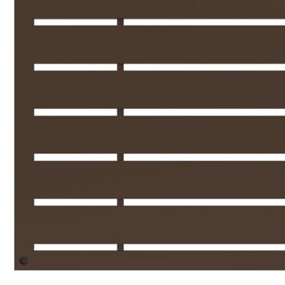 Image showing 6 th FREESTYLE 2 ft. x 4 ft. Boardwalk Umber Decorative Screen Panel