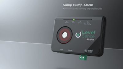Image showing  Sump Pump High Water Alarm, Audible, Self Recharging Battery, 16 ft. Float, LS-ALM-120V-US-RETAIL