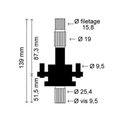 Image showing  Lawn Mower Deck Spindle Assembly for 717-0900 917-0900 Fits MTD 36 in. Deck Lawn Tractor with 52 and 60 in. Decks