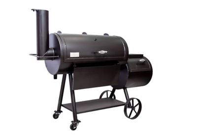 Image showing  1,182 sq. in. Brazos Offset Charcoal Smoker, 35 in.
