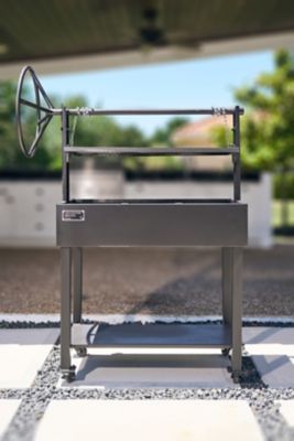 Image showing  Santa Maria Charcoal Cart Grill, 650 sq. in., Black