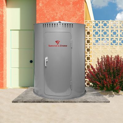 Image showing 6 th Survive-A-Storm TwisterPod Max 5ft. Diameter Storm Shelter