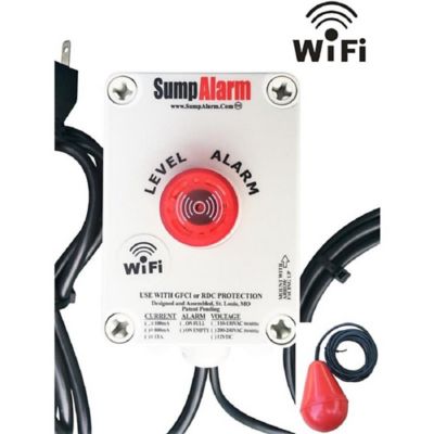 Image showing  Indoor/Outdoor, Sewage/Septic High/Low Water Alarm, 20 ft. Float Length, WiFi Enabled, SA-120V-1L-20SB-WIFI