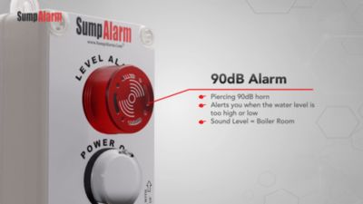 Image showing  Indoor/Outdoor, Sewage/Septic Alarm, 120 V, Includes Sludge Boss Float, 33 ft. Float Length, SA-120V-1L-33SB