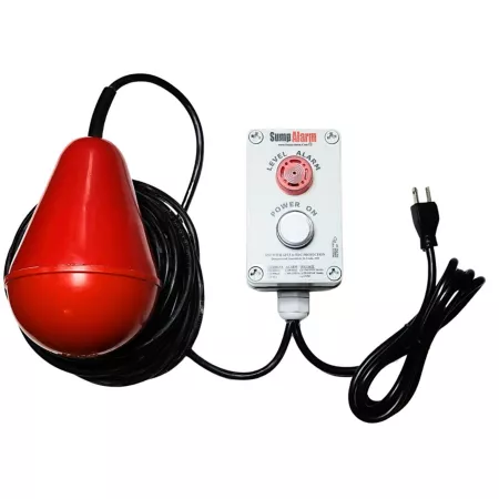 Indoor/Outdoor Sump Alarm High Water Alarm for Sewage/Septic with LED Power Indicator Float Included SA-120V-2L-100SB Pump Parts & Accessories