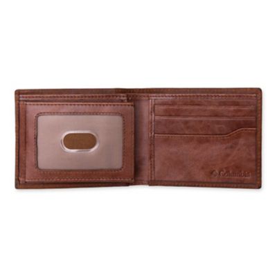 Image showing  Men's RFID-Blocking Extra-Capacity Trifold Passcase Wallet