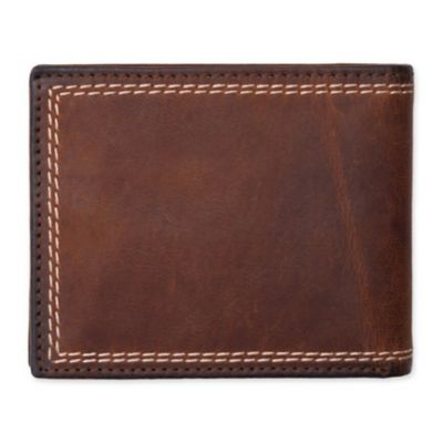 Image showing  Men's RFID-Blocking Extra-Capacity Trifold Passcase Wallet