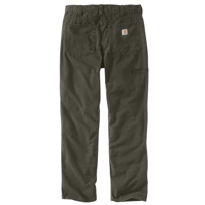 Image showing 1 th Carhartt Men's Rugged Flex Relaxed Fit High-Rise Rigby 5-Pocket Work Pants