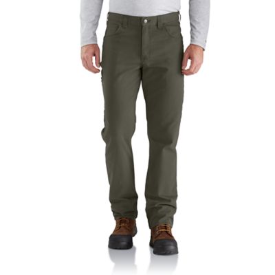 Image showing  Men's Rugged Flex Relaxed Fit High-Rise Rigby 5-Pocket Work Pants