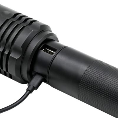 Image showing 4 th Flipo 6000 Lm Rechargeable Tactical Flashlight