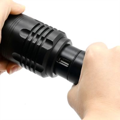 Image showing 5 th Flipo 6000 Lm Rechargeable Tactical Flashlight