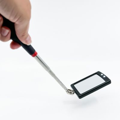 Image showing  Reveal Telescoping Inspection Tool with LED Lighted Mirror