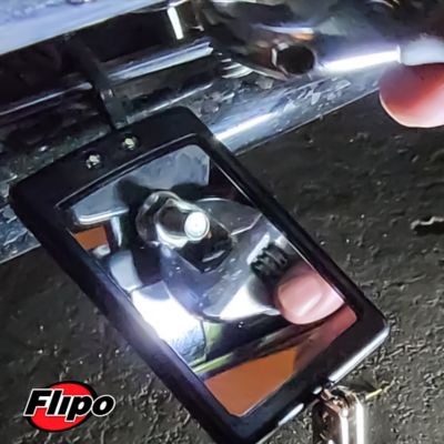 Image showing  Reveal Telescoping Inspection Tool with LED Lighted Mirror