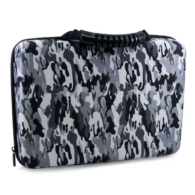 Flipo Large Gray Camo Battery Storage Case