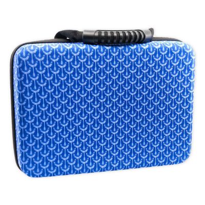 Flipo Large Blue Palm Battery Storage Case