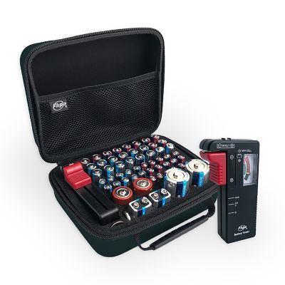 Image showing  Small Black Battery Storage Case