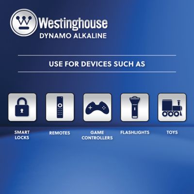 Image showing  Westinghouse AA Dynamo Alkaline Batteries, 48 pk.