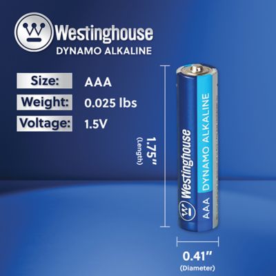 Image showing  Westinghouse AAA Dynamo Alkaline Batteries, 96 pk.