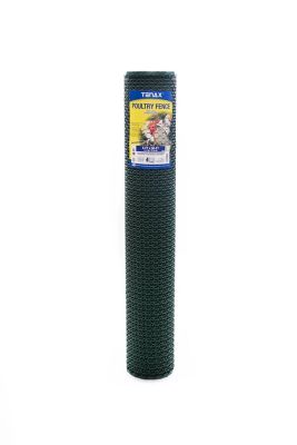 Tenax 3/4 in. x 3/4 in. Mesh 50 ft. x 4 ft. DIY Poultry Kit, Green