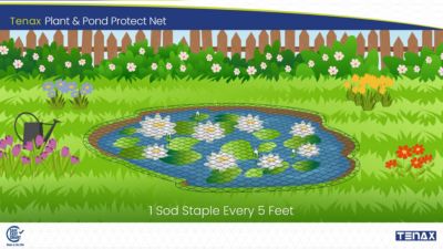 Image showing  Plant & Pond Protect Bird Net Bag, 14 x 30