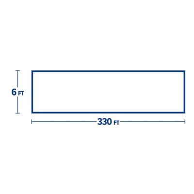Image showing  330 x 6ft. Deer Fence Barrier, Reinforced Edge, Select