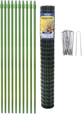 Tenax DIY Garden Fence Kit 4-Ft x 50-FT