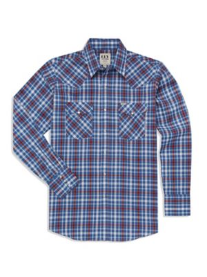 Ely Cattleman Long Sleeve Heritage Plaid Western Shirt