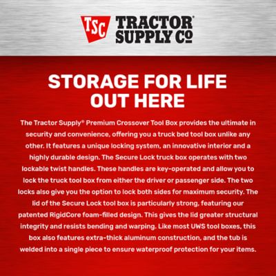 Image showing 8 th Tractor Supply 69 in. Premium Tool Box, Low Profile