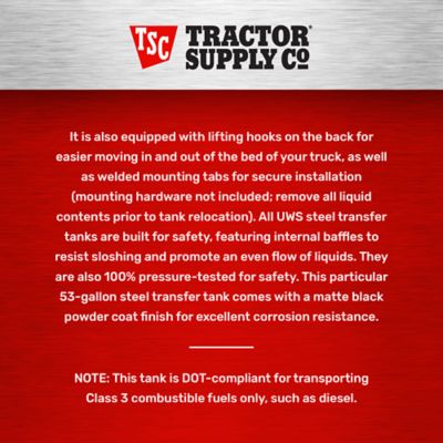 Image showing 8 th Tractor Supply Transfer Tank, 53 gal.