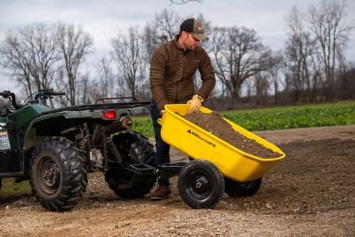 Image showing  8 cu. ft. Steel Dump Trailer