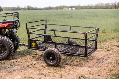 Gorilla Carts 58 in. x 30 in. Utility ATV Trailer, 1,400 lb. Max Capacity