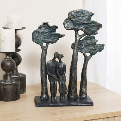 Image showing  Resin Couple Love Windy Tabletop Decor