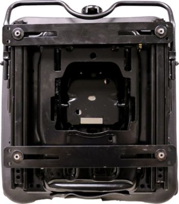 Image showing  Low-profile suspension, Heavy Duty Vinyl Seat with Arm Rests, 380135BK-PLN
