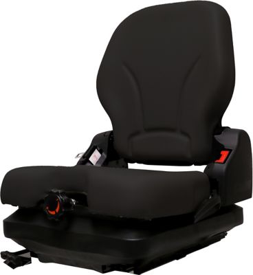 Black Talon Low-profile suspension, Heavy Duty Vinyl Seat no Arm Rests, Black