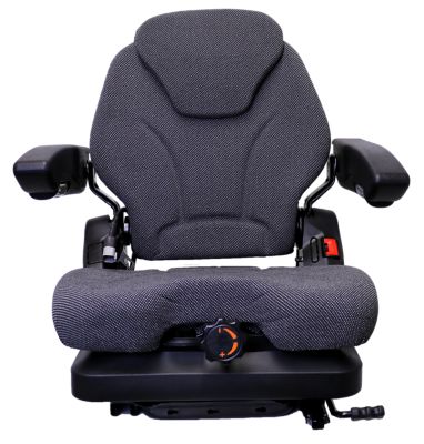 Image showing  Low-profile suspension, Heavy Duty Fabric Seat with Arm rests
