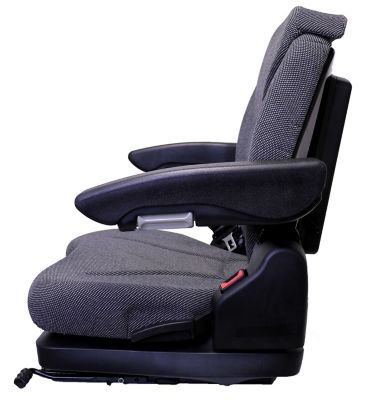 Image showing  Low-profile suspension, Heavy Duty Fabric Seat with Arm rests