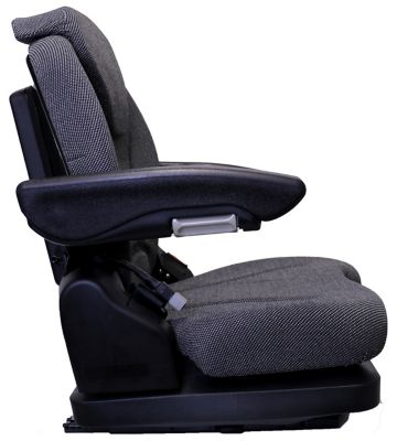 Image showing  Low-profile suspension, Heavy Duty Fabric Seat with Arm rests