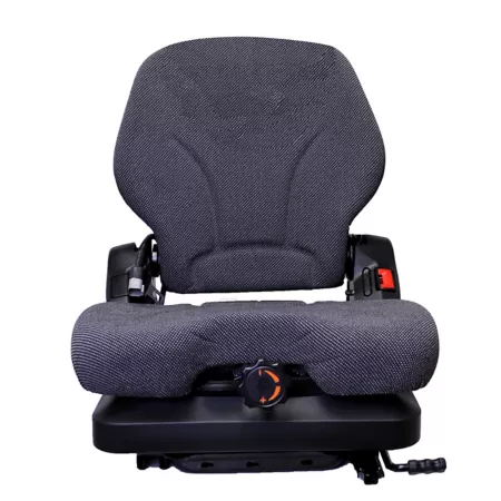 Black Talon low profile suspension sturdy fabric seat without armrests Tractor Seats