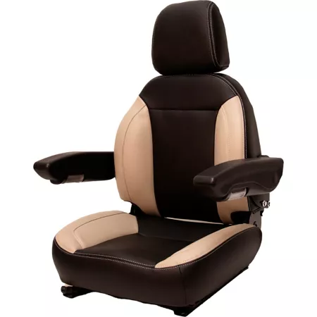 Black Heel 20 in Premium high-back seat with heavy-duty vinyl Tractor Seats