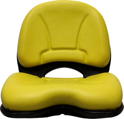 Image showing  High-Open Back Plastic Pan Seat, Yellow