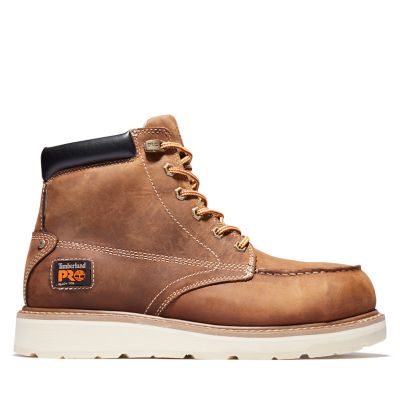 Timberland PRO Men's Gridworks Alloy Toe Waterproof Work Boots, 6 in., Brown