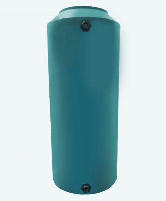 Chem-Tainer 300 gal. 60 in. Vertical Plastic Water Tank, Green