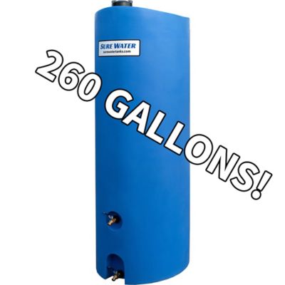 Image showing 6 th Sure Water 260 gal. Plastic Emergency Water Storage Tank