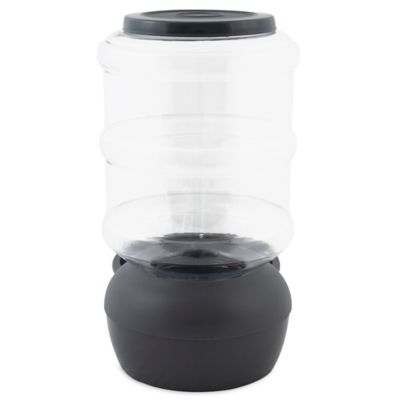 Image showing  18 lb. Le Bistro Plastic Pet Feeder with Microban