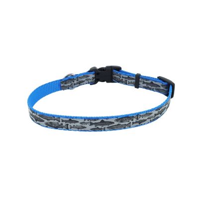 Image showing  Patterned 3M Reflective Adjustable Dog Collar