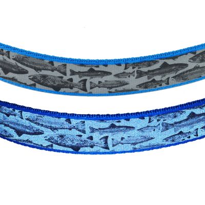 Image showing  Patterned 3M Reflective Adjustable Dog Collar