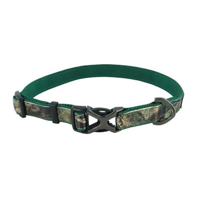 Mossy Oak Adjustable Ribbon Overlay Dog Collar