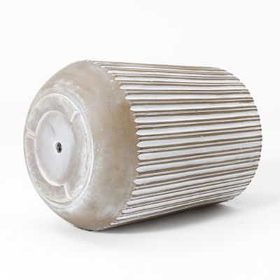 Image showing  Round Striped MgO Planter